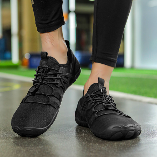 男女室內綜合訓練鞋防滑耐磨跳繩鞋輕便軟底健身鞋減震透氣運動鞋