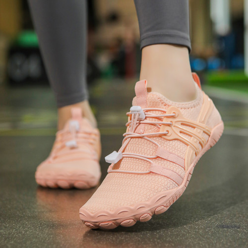 男女室內綜合訓練鞋防滑耐磨跳繩鞋輕便軟底健身鞋減震透氣運動鞋