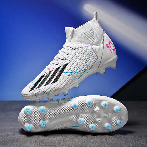 梅西C羅高幫獵鷹足球鞋男女ag長釘tf碎釘小學生男兒童人造草訓練