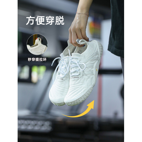 HLED室內健身跑步機專用鞋赤足深蹲硬拉鍛鍊寬楦運動力量訓練防滑