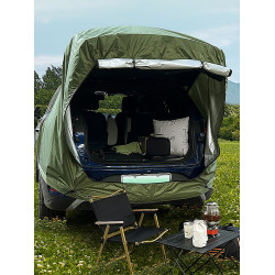 探野者戶外旅遊露營SUV遊車尾後備箱車用車頂帳篷簡易房車