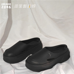 PUMA彪馬 穆勒CA.MULE女款夏季軟底增高洞洞鞋休閒拖鞋涼鞋395249