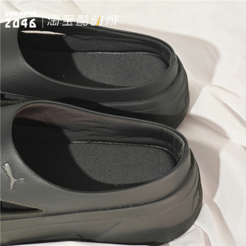 PUMA彪馬 穆勒CA.MULE女款夏季軟底增高洞洞鞋休閒拖鞋涼鞋395249