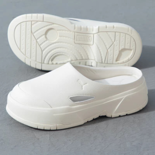 PUMA彪馬 穆勒CA.MULE女款夏季軟底增高洞洞鞋休閒拖鞋涼鞋395249