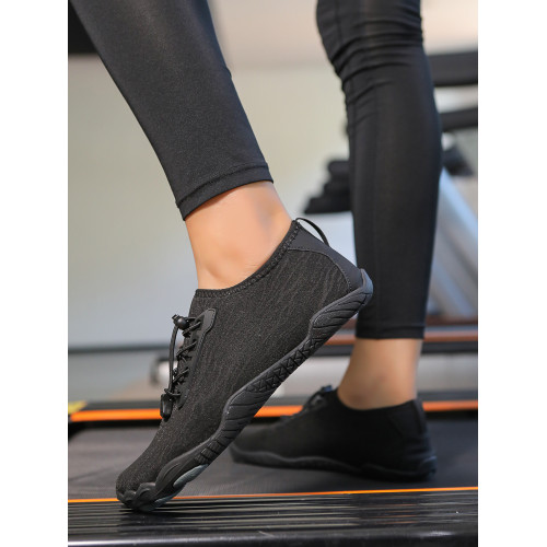 室內健身鞋減震跳繩鞋女軟底瑜珈鞋男運動鞋防滑跳操鞋綜合訓練鞋