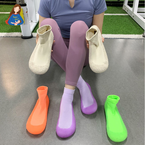 瑜珈健身房專用運動鞋襪防滑軟底靜音輕便跑步機跳繩跳操綜合訓練