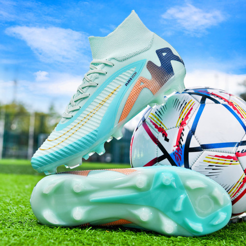 姆巴珮C羅刺客17兒童足球鞋男童學生長釘AG碎釘TF成人訓練鞋男女