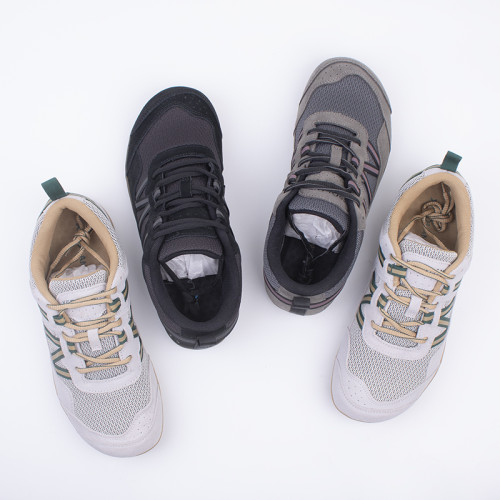 寬楦4E赤足鞋夏季網面透氣休閒運動室內外綜合訓練健身鞋男女