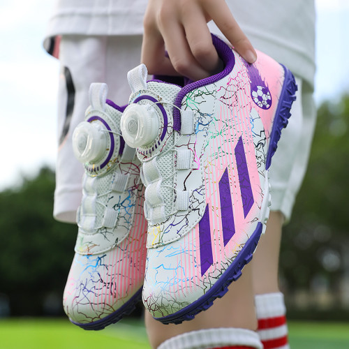 李宇新兒童足球鞋冬季新款女童tf碎釘短釘專業比賽訓練鞋小學生