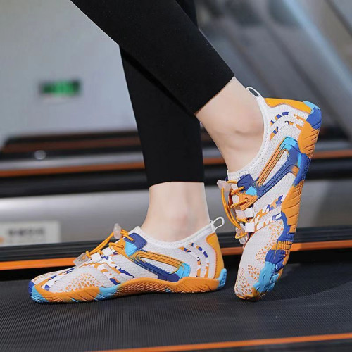 室內運動健身鞋男女款靜音防滑輕便減震訓練鞋鍛鍊減肥運動專用鞋