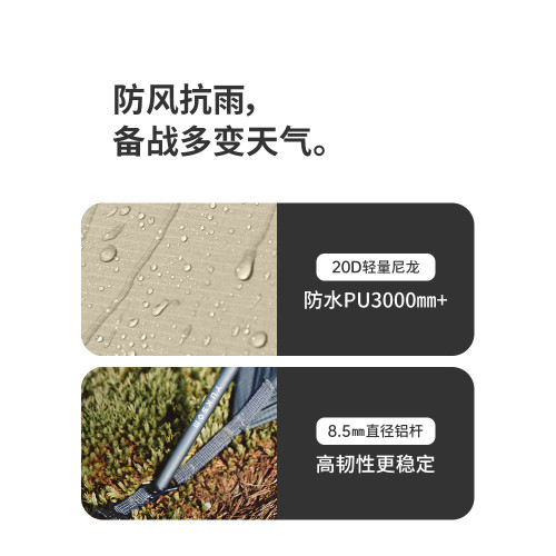 Naturehike挪客戶外超輕雲尚pro雙人徒步帳篷露營專業野營裝備