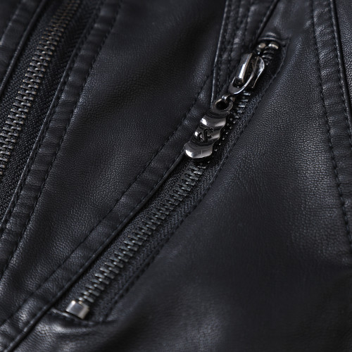 小皮衣女外套春秋季短款機車2024年新款秋冬加厚顯瘦收身pu皮夾克