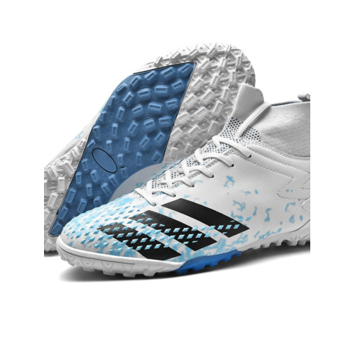 C羅梅西獵鷹足球鞋男女長釘tf碎釘兒童小學生鴛鴦男童訓練鞋高幫