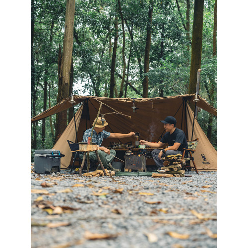 壹虎貝殼帳TC棉炎幕帳篷戶外客廳多人庇護所防雨通風日系野營外帳 壹虎貝殼帳TC棉炎幕帳篷戶外客廳多人庇護所防雨通風日系野營外帳