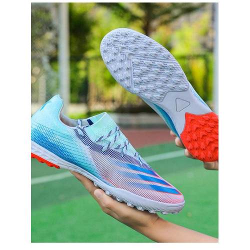 足球鞋男梅西碎釘AG長釘TF訓練鞋兒童學生防滑獵鷹專用小李子短釘