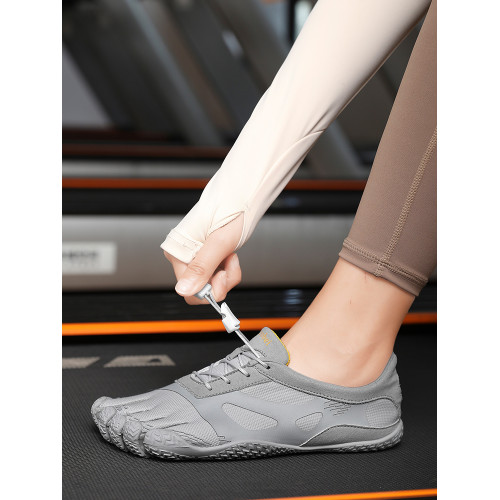 五指鞋女男室內軟底瑜珈普拉提健身鞋運動深蹲鞋防滑拇外繙分趾鞋