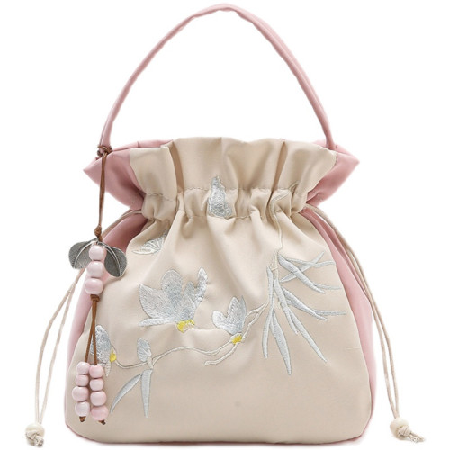 漢元素包包漢服國風刺綉斜後後背包文藝流蘇古風休閒百搭旗袍包大容量