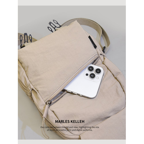 多功能輕便雙肩包胸包（可單肩可雙肩）百搭單肩時尚斜後後背包後後背包