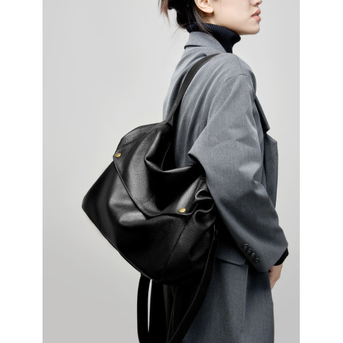 頭層牛皮機車包大容量枕頭包斜背托特包hobo寬肩帶真皮tote包a4包 頭層牛皮機車包大容量枕頭包斜背托特包hobo寬肩帶真皮tote包a4包