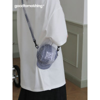 goodfornothing一無是処原創小衆可愛帽子包單肩斜後後背包手機零錢包