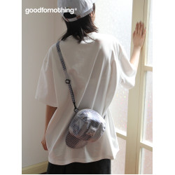 goodfornothing一無是処原創小衆可愛帽子包單肩斜後後背包手機零錢包
