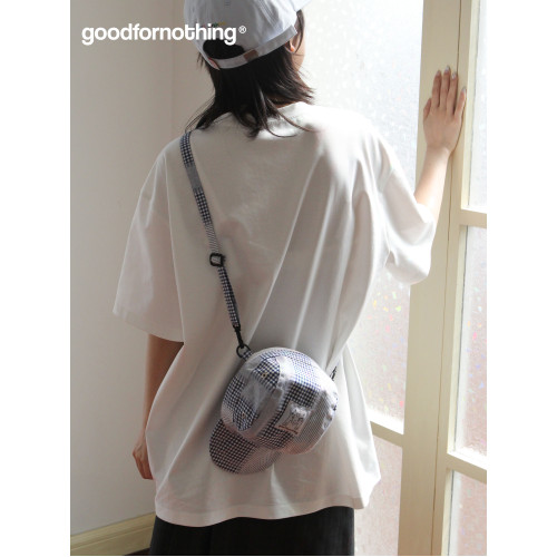 goodfornothing一無是処原創小衆可愛帽子包單肩斜後後背包手機零錢包