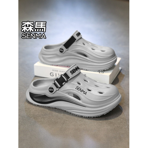 森馬洞洞鞋女外穿2026新款夏季防滑耐磨厚底增高包頭拖鞋沙灘涼鞋