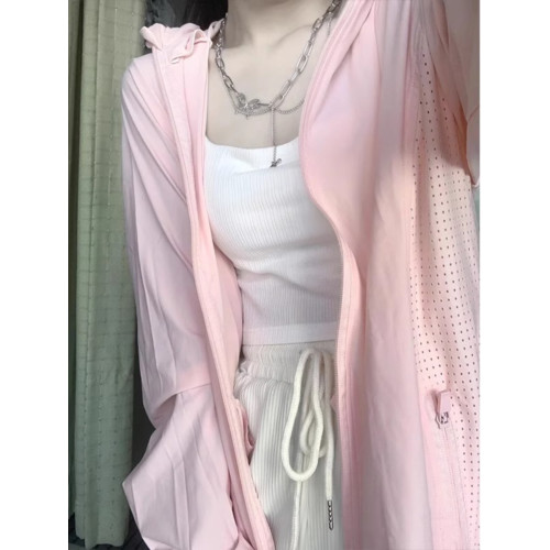 特大碼2-300斤防曬衣女2024薄款冰絲涼爽防曬服開衫透氣防紫外線