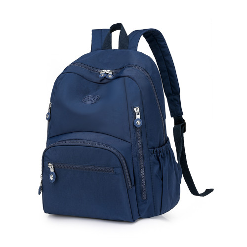 中號防雨牛津布雙肩後後背包男女通用款日常上班多兜小號包上學旅遊包