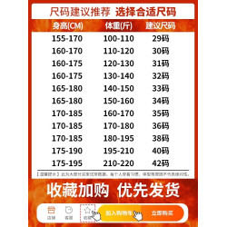 羅矇高級加絨超厚男士牛仔褲冬季新款直筒寬鬆羊羔絨休閒保暖褲子