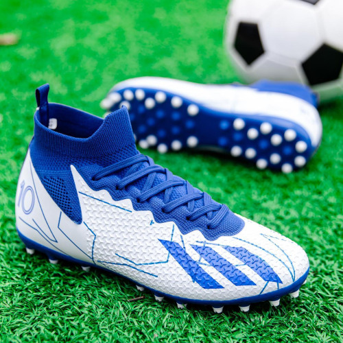 梅西短釘足球鞋高幫刺客中小學生長釘AG碎釘TF男童兒童透氣訓練鞋 梅西短釘足球鞋高幫刺客中小學生長釘AG碎釘TF男童兒童透氣訓練鞋