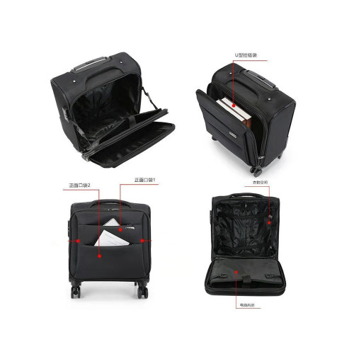 春秋航空登機箱男高鐵乘務員行李箱旅行箱女1214161820寸拉桿箱包