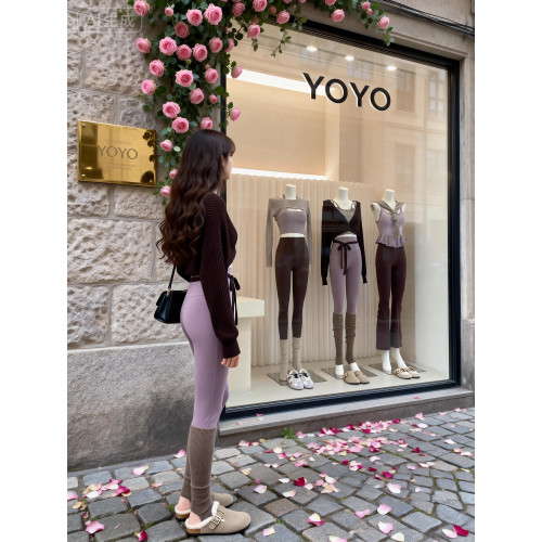 推薦運動健身服女2025新款秋冬絕美瑜珈服套裝普拉提上衣長袖