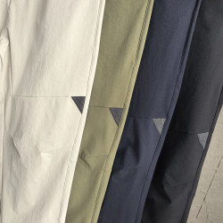 鼠平替！戶外登山徒步薄款耐磨防潑水男士全地形軟殼褲速乾休閒褲