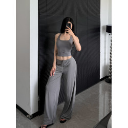 小胸天菜-方領運動背心帶胸墊跑步健身文胸工字美背瑜珈服可外穿