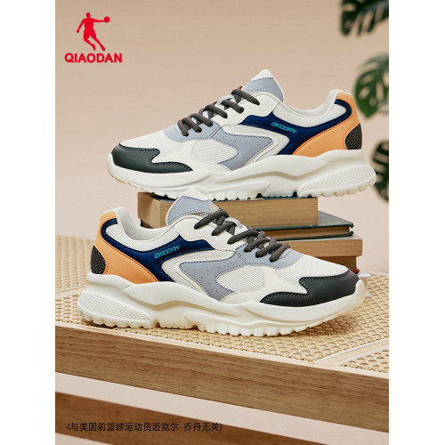 喬丹小千禧網面透氣休閒鞋男春夏新款厚底老爹鞋軟底學生運動鞋子