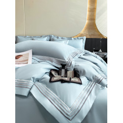 高級酒店180支長絨棉純棉四件套輕奢高級感全棉被套床單床上用品4