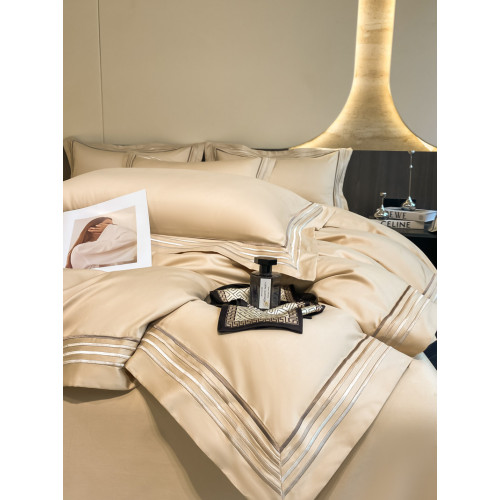 高級酒店180支長絨棉純棉四件套輕奢高級感全棉被套床單床上用品4