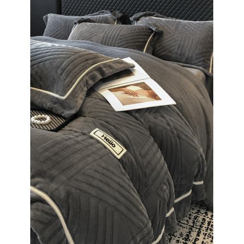 2025新款加厚保暖冬季牛奶絨四件套毛絨被套加絨床單珊瑚絨法蘭絨 2025新款加厚保暖冬季牛奶絨四件套毛絨被套加絨床單珊瑚絨法蘭絨