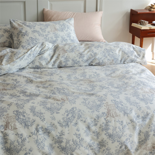 【日本尺寸】北歐小清新印花三四件套全棉純棉親膚床上用品