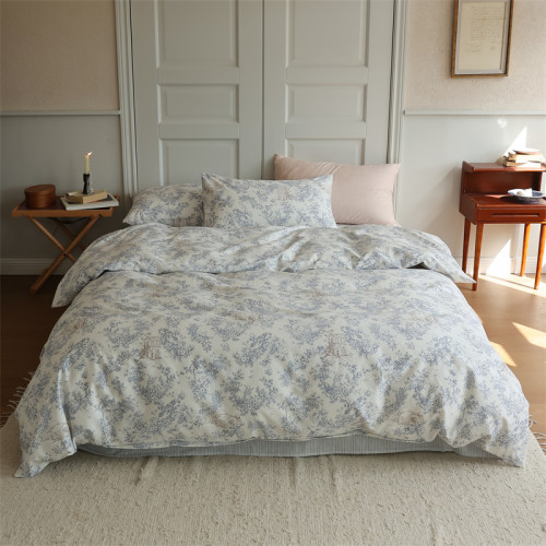 【日本尺寸】北歐小清新印花三四件套全棉純棉親膚床上用品