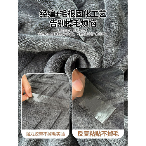 冬季輕奢高級感牛奶絨床上四件套雙面加絨被套加厚珊瑚法蘭絨床單