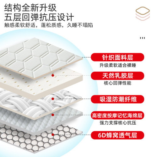 乳膠床墊軟墊家用加厚宿捨學生單人榻榻米墊子海綿墊褥子租房專用