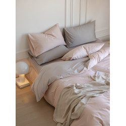 100s長絨棉貢緞床上四件套全棉純棉 輕奢純色床單被套床包款床品