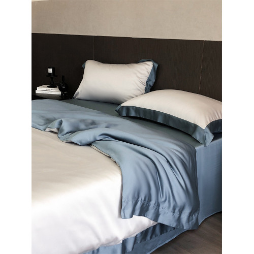 LF級輕奢天絲四件套/高支真絲冰絲裸睡絲滑夏季床單夏天床上用品