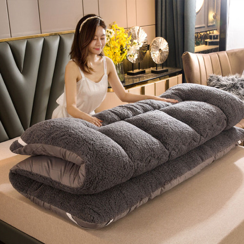 加厚羊羔絨床墊軟墊冬季學生宿捨單人雙人榻榻米海綿墊子墊被褥子 加厚羊羔絨床墊軟墊冬季學生宿捨單人雙人榻榻米海綿墊子墊被褥子