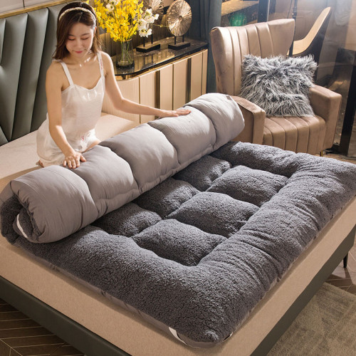 加厚羊羔絨床墊軟墊冬季學生宿捨單人雙人榻榻米海綿墊子墊被褥子 加厚羊羔絨床墊軟墊冬季學生宿捨單人雙人榻榻米海綿墊子墊被褥子