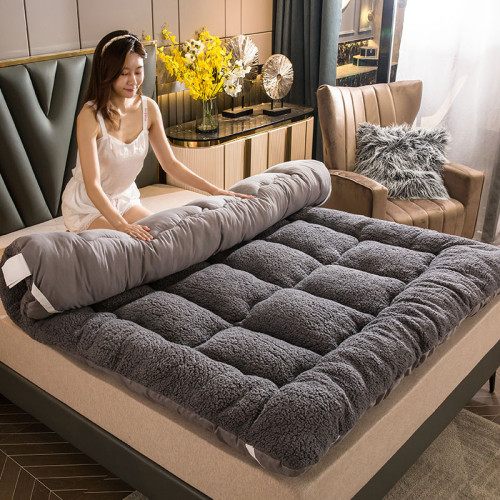 加厚羊羔絨床墊軟墊冬季學生宿捨單人雙人榻榻米海綿墊子墊被褥子 加厚羊羔絨床墊軟墊冬季學生宿捨單人雙人榻榻米海綿墊子墊被褥子