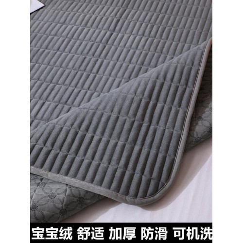 寶寶絨床墊褥子軟墊牛奶珊瑚家用冬季毯薄款宿捨單人學生床鋪墊被