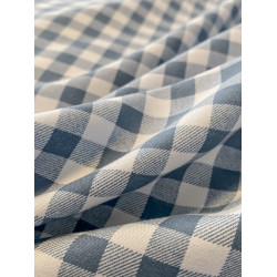 南通家紡藍小格子全棉水洗棉四件套床包款學生宿捨三件套被套裸睡